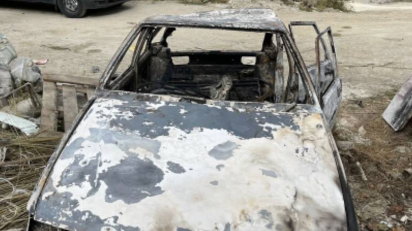Крымчанин поджёг машину с 4-летним сыном внутри